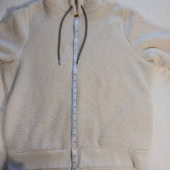 Athleta, Tugga Sherpa Hoodie, Creamy Ivory, Size Large, Cozy, Soft, Warm - Picture 11 of 16
